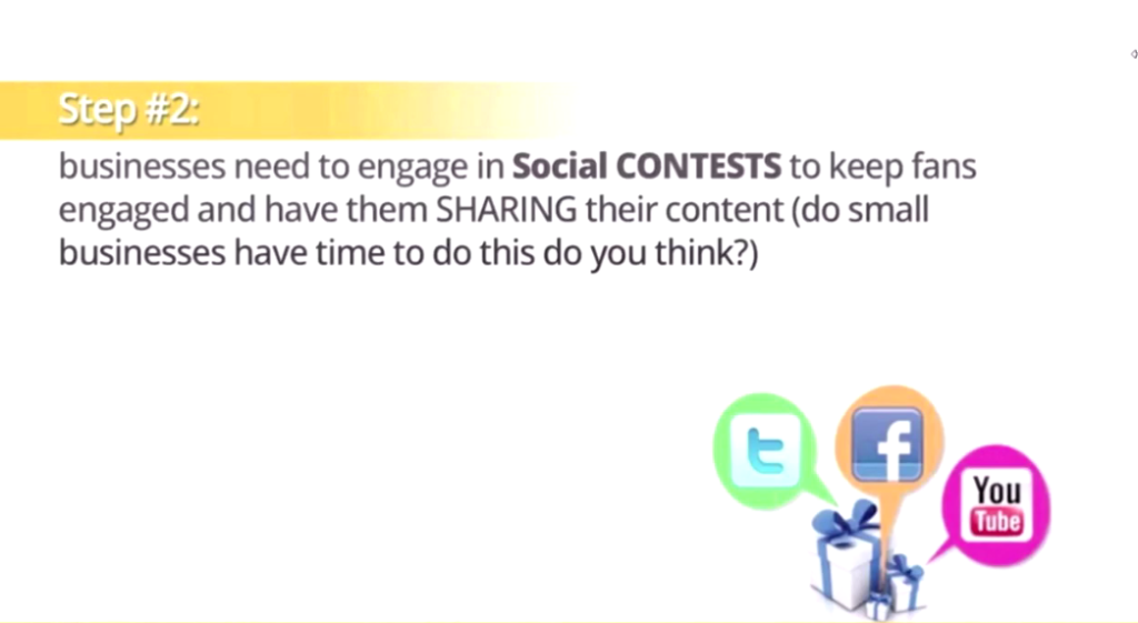 social sharing contests